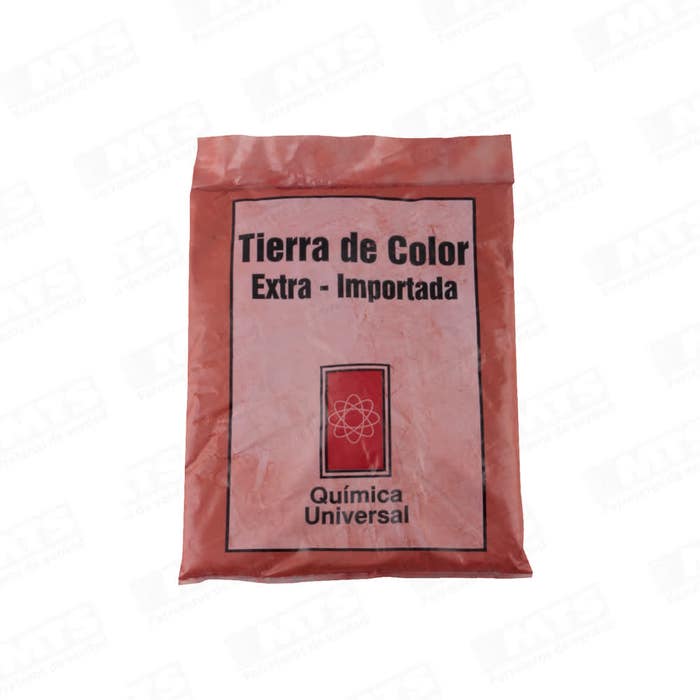Tierra roja pigmento óxido de hierro Química Universal 1kg