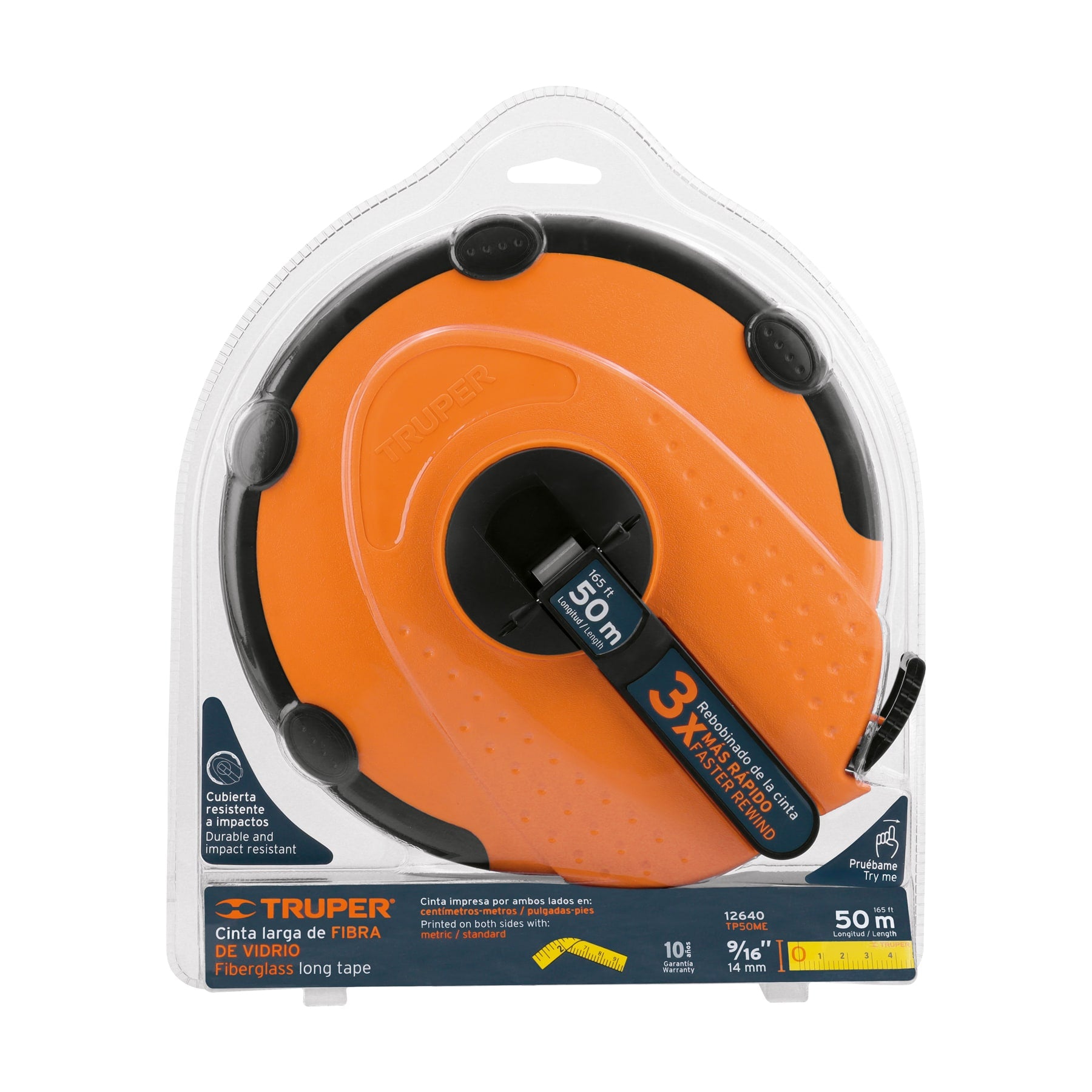 Huincha de Medir 50 Mts TP-50ME