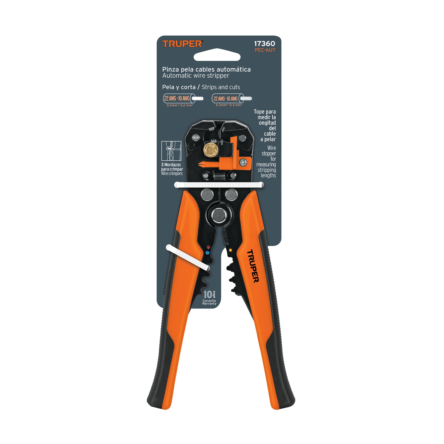 Alicate Pelacable Automático 8"