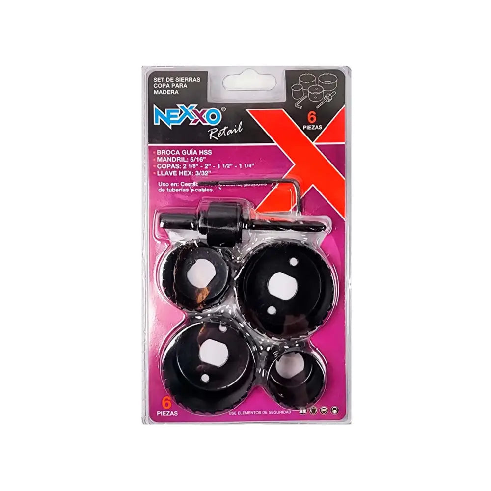 Set de Sierra Copa para madera 6 Piezas