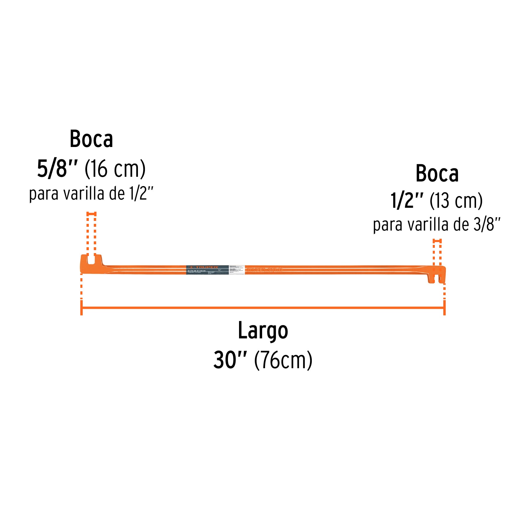 Grifa Dos Bocas de 5/8 y 1/2"