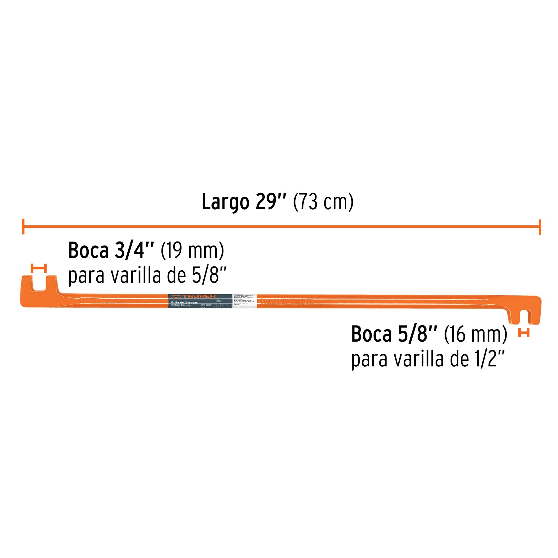 Grifa Dos Bocas de 5/8 y 3/4"