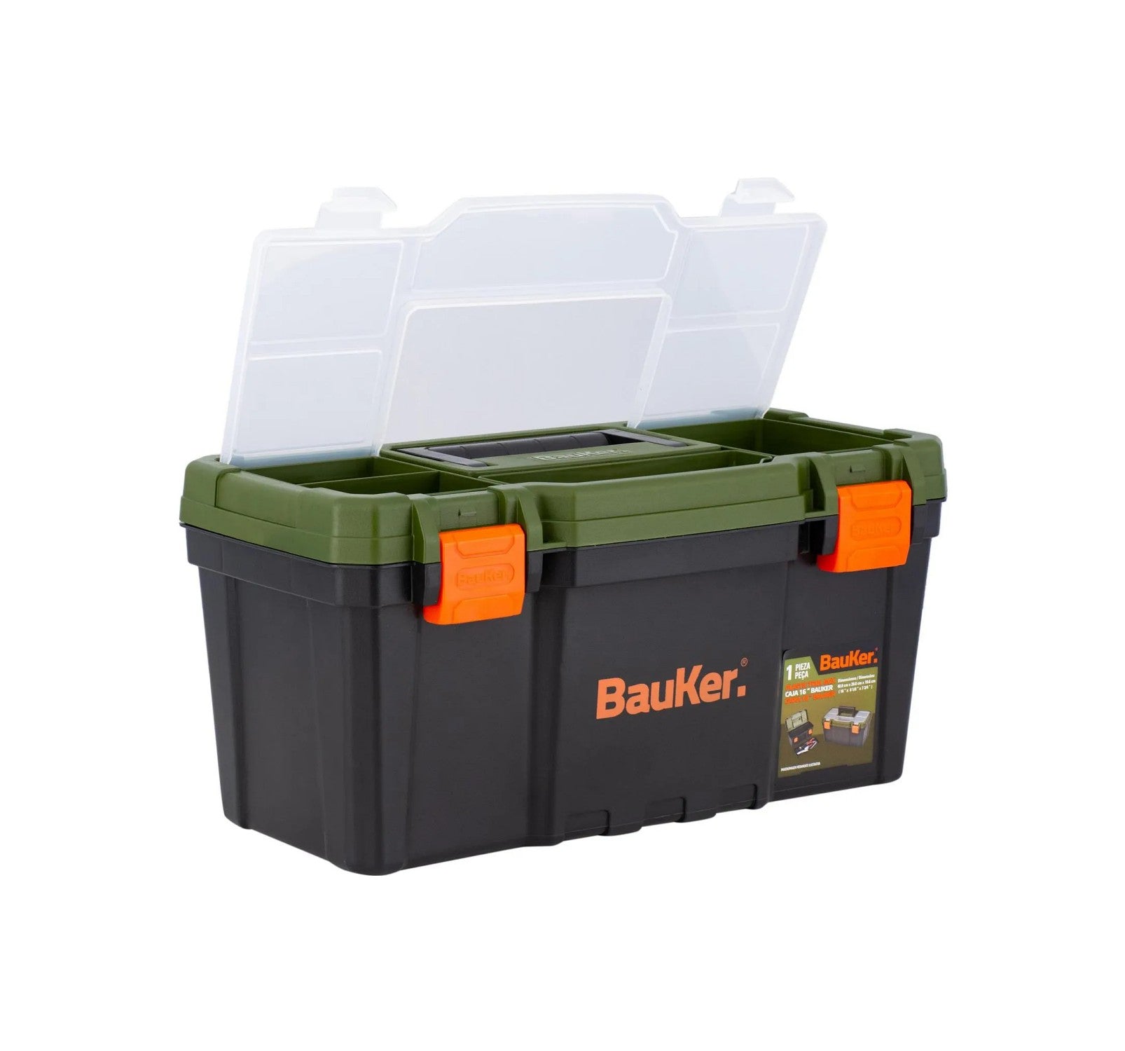 Caja de Herramientas 16" Bauker