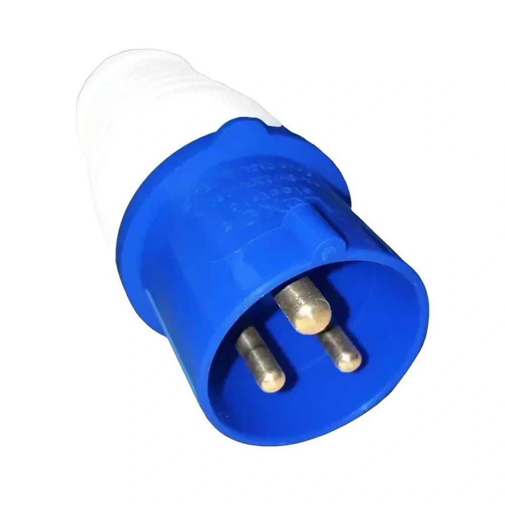 Enchufe Macho Volante Industrial 16A 2P+T 220V