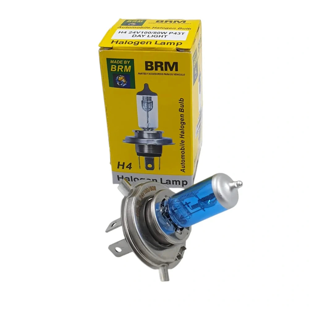 Ampolleta H4 24V 100/80W P43T 3 Patas Luz Fría