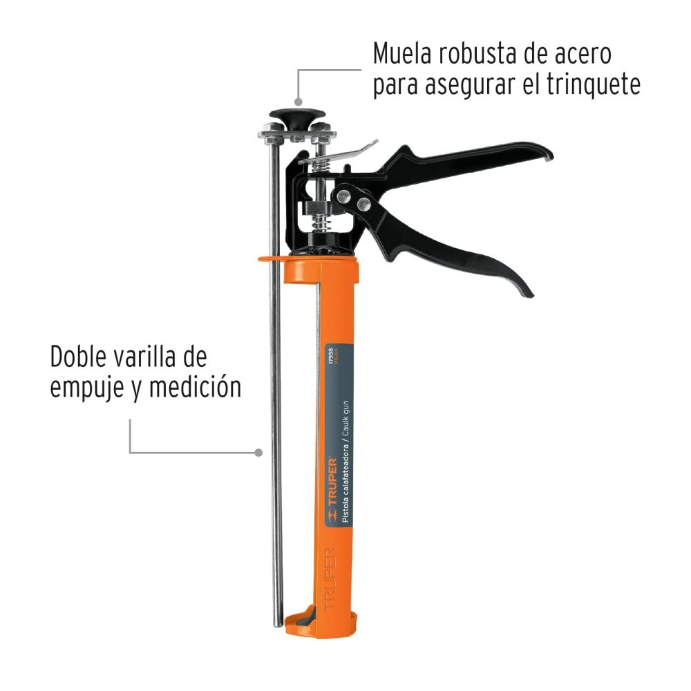 Pistola Calafateadora Tipo Esqueleto Truper