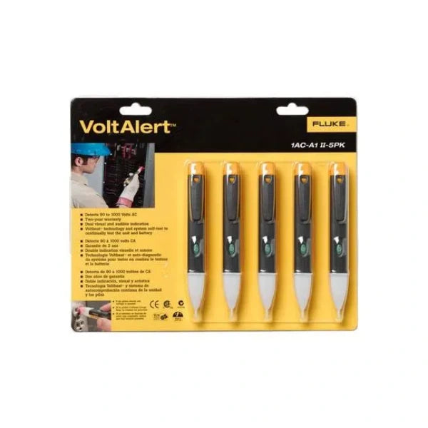 Pack 5 Detectores de Voltaje sin Contacto VoltAlert 1AC-II