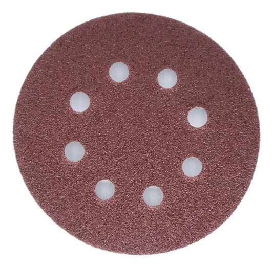 Pack 5 Discos De Lija Con Velcro 5'' (125mm) G80