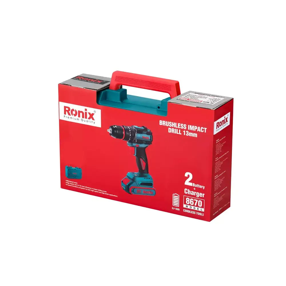 Taladro Percutor 8670 20V 13mm RONIX