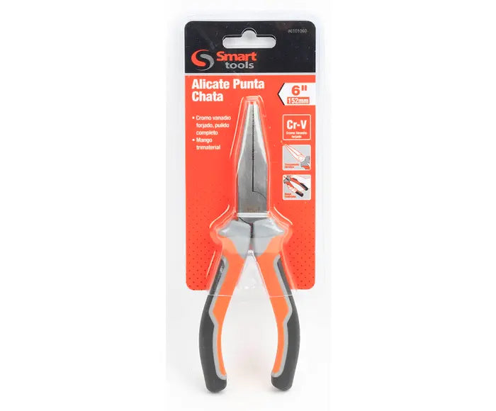 Alicate Punta Plana De 6" Cr/V