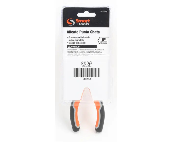 Alicate Punta Plana De 6" Cr/V