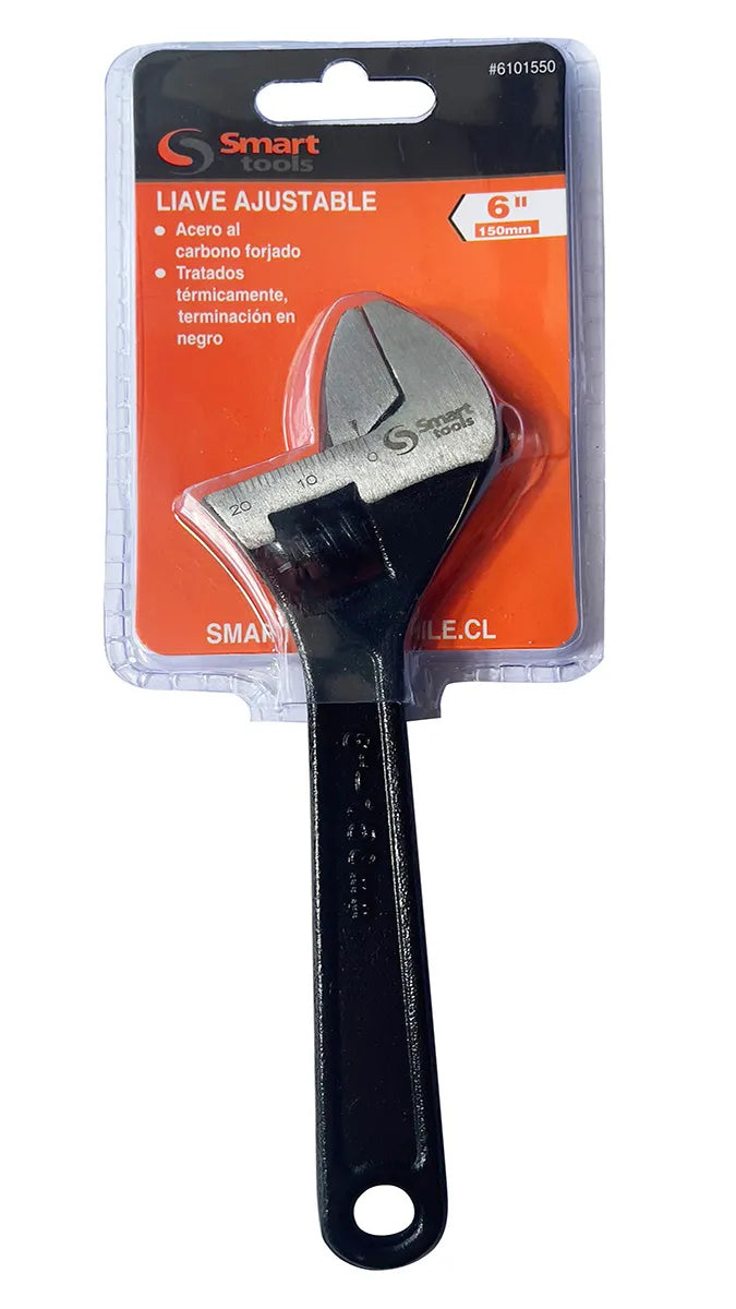 Llave Francesa 6" Pavonada Smart Tools