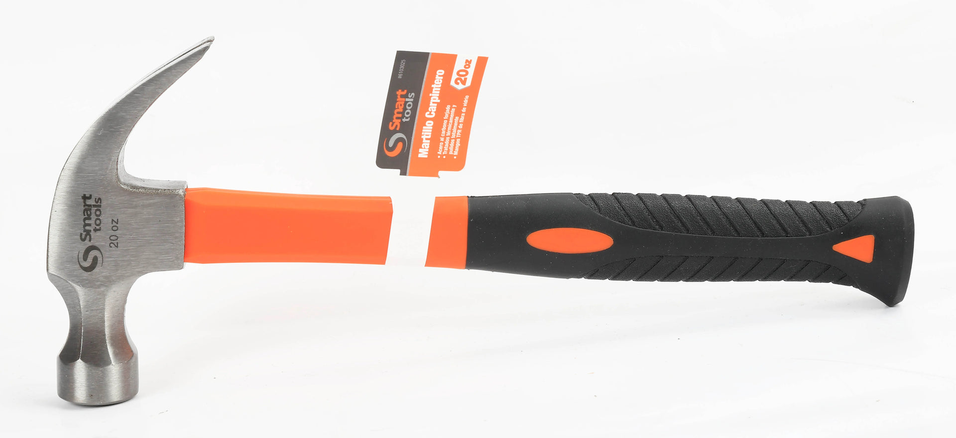 Martillo Carpintero 20 oz Mango Fibra Smart Tools