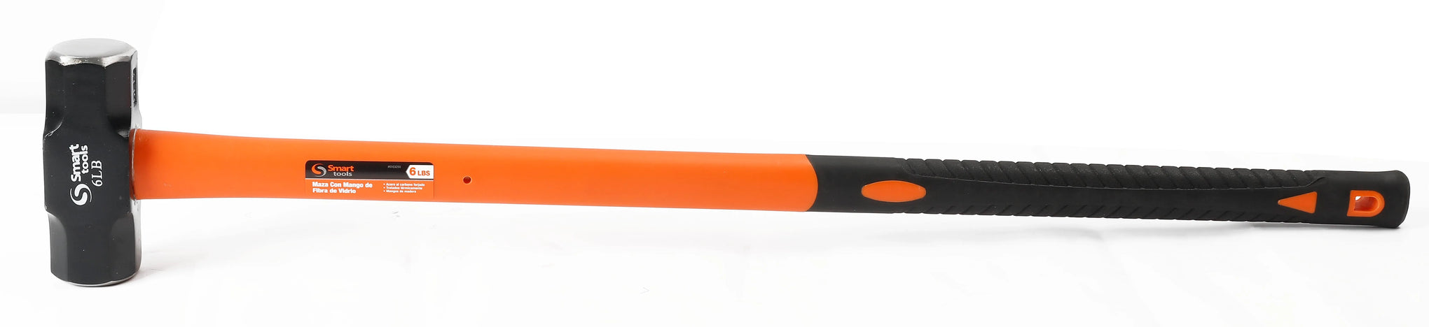 Combo Acero 6 lb Mango Fibra Largo Smart Tools