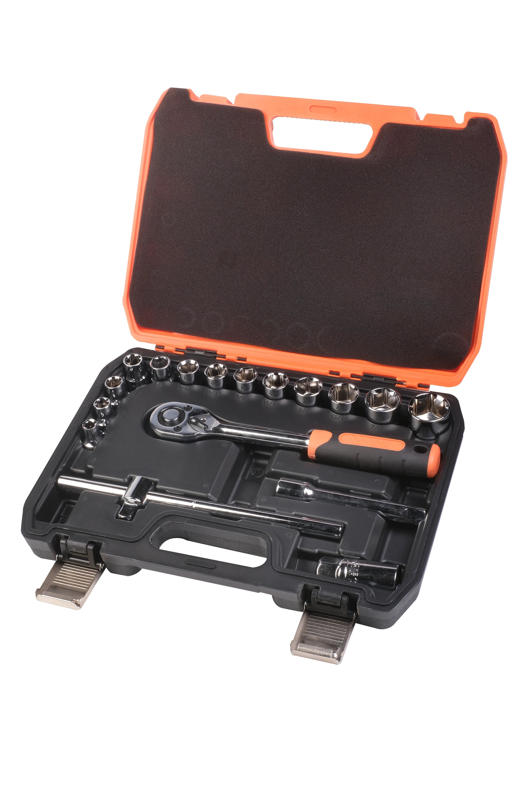 Juego Dados 1/2" 5/16" a 1" 17 Piezas SAE Smart Tools