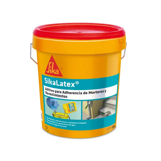 Aditivo de Adherencia para morteros Sikalatex – Tineta 18 L