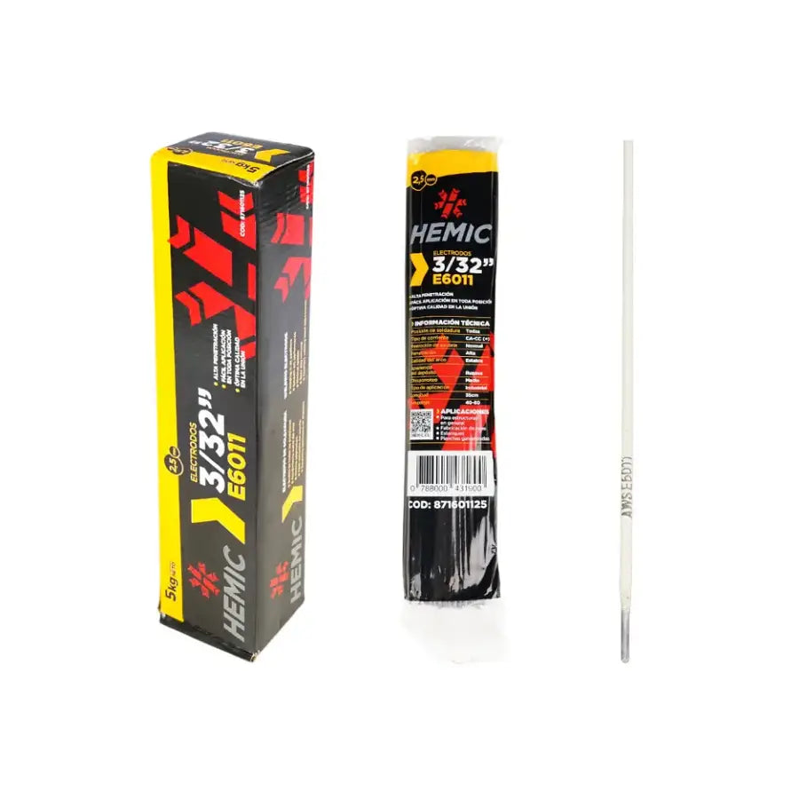 Electrodo 6011 3/32 HEMIC