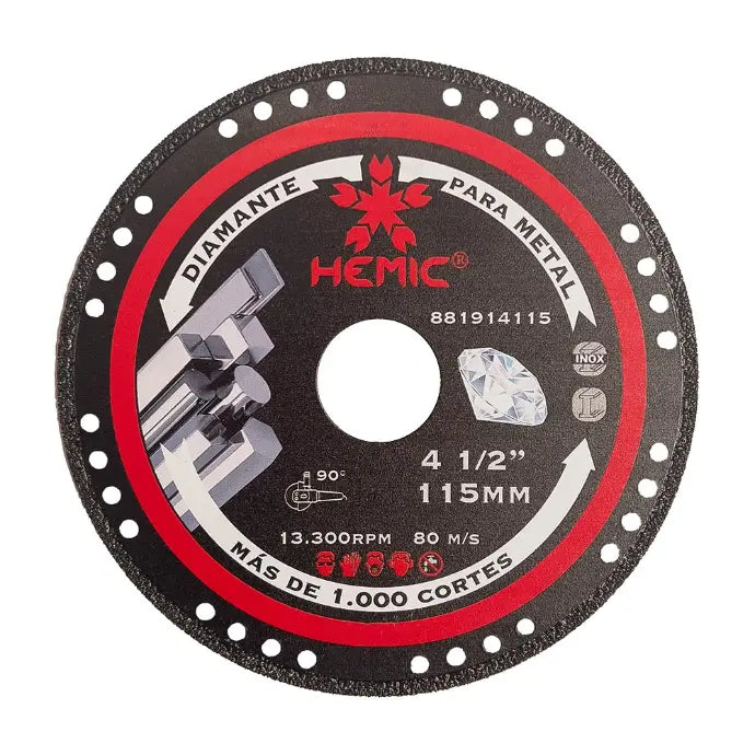 Disco Diamantado Metal HEMIC