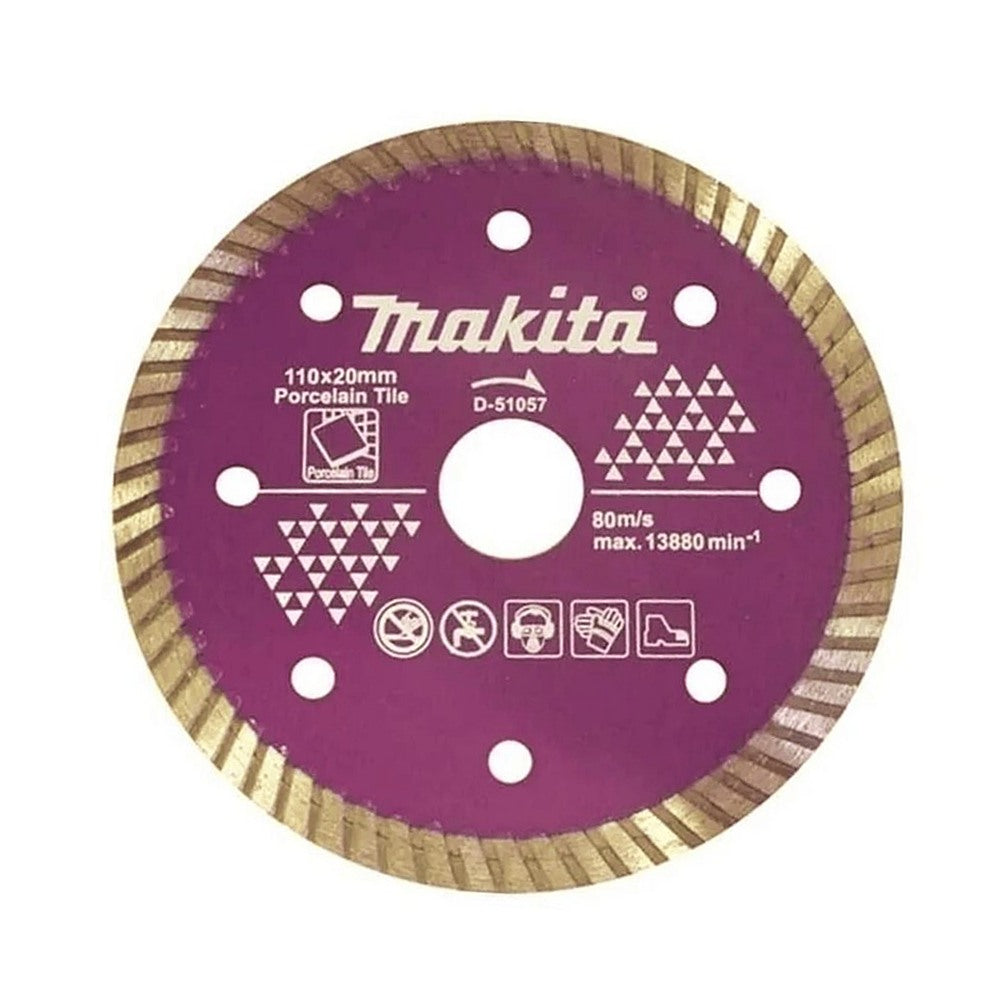Disco Diamantado Porcelanato 110x20mm Turbo D-51057 MAKITA