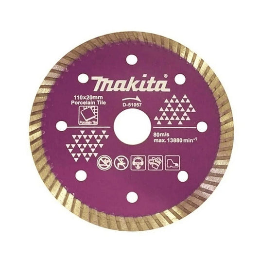 Disco Diamantado Porcelanato 110x20mm Turbo D-51057 MAKITA
