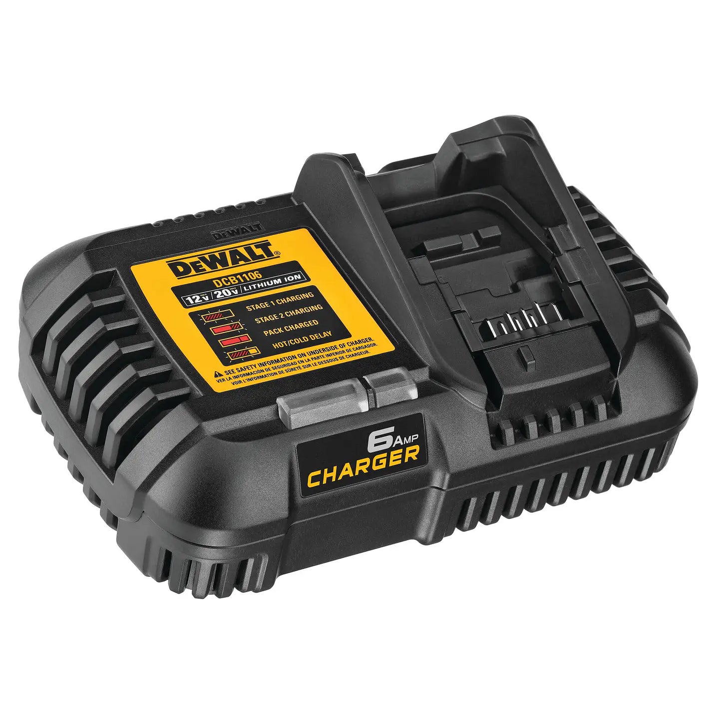 Cargador Rápido 6Ah 12V/20V/60V MAX