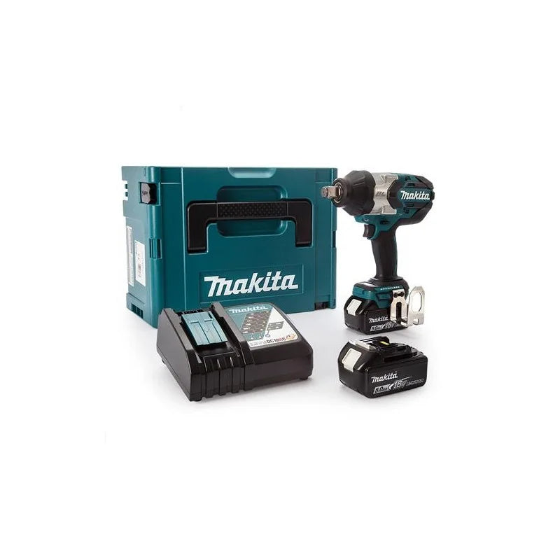 Kit Llave de Impacto 3/4" 18V LXT 1.050 Nm MAKITA DTW1001RTJ