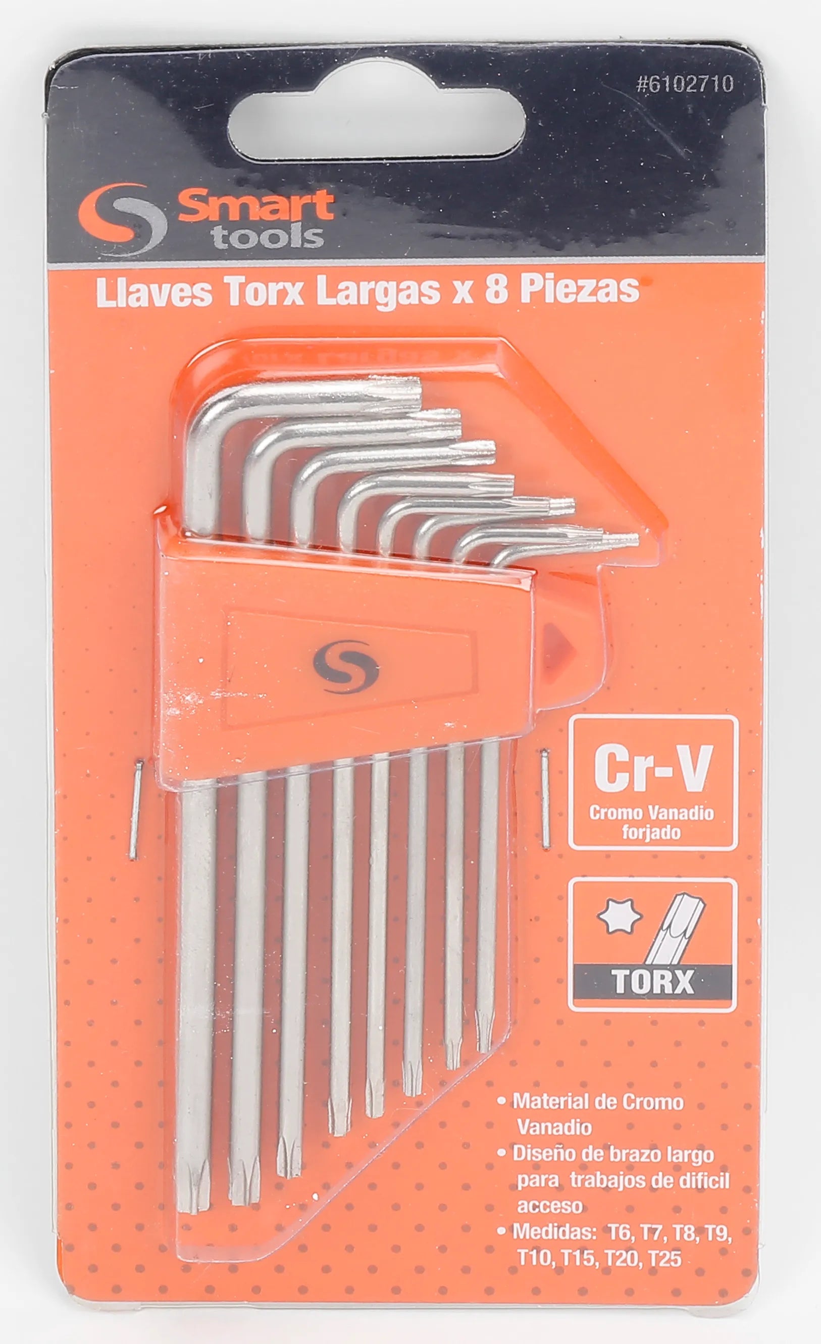 Juego Llaves Torx 8 Piezas T9 a T25 Smart Tools