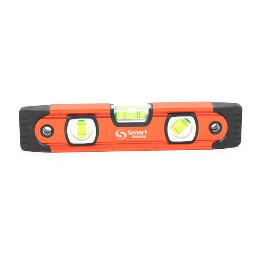 Nivel Torpedo 9" Banda Magnética 3 Aguas Smart Tools