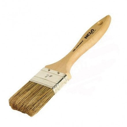 Brocha 2" Cerda Gris Mango Madera