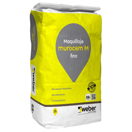 Maquillaje Weber Murocem Visto saco 20kg